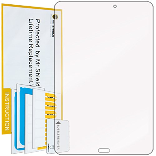 Mr.Shield Designed For Samsung Galaxy Tab E 8.0 [Tempered Glass] Screen Protector [0.3mm Ultra Thin 9H Hardness] with Lifetime Replacement