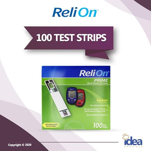 Prime Blood Glucose Test Strips 100 Count (1 Pack) – No Coding Required | Accurate Diabetic Testing Strips for Self-Use | Compatible with Prime Glucose Meters Bundle with Diabetes - Better Idea Guide - Thumbnail 3