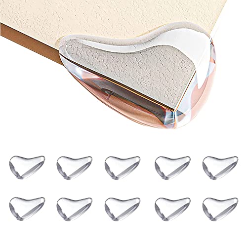 Protection Angle de Table,10 Pièces Transparent Protection Coin de Table Bébé avec Adhésif Renforcé pour Tables et Coins de Meubles Cover