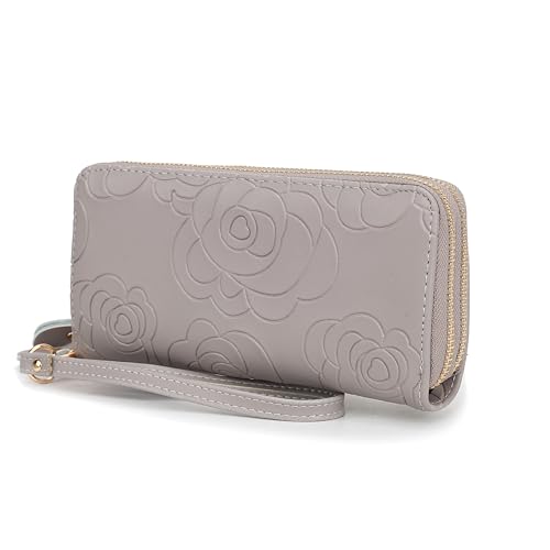 Image of MKF Collection Wristlet Wallet for Women, Small Credit Card Holder with Zipper Coin Pocket Wallet Purse Handbag By Mia K