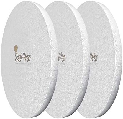 Cake Drum 12 inch x ½ inch Round Silver Cake Drum 3 Pack