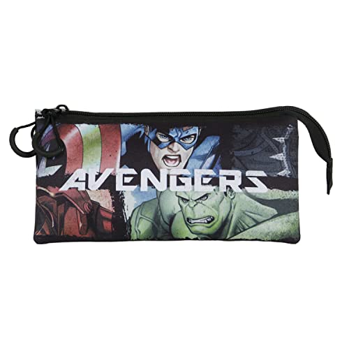 Marvel The Avengers Superpowers-FAN Triple Pencil Case 2.0, Multicolour, 23 x 11 cm - Image 2