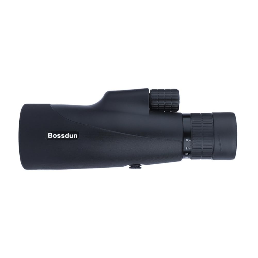 Teleskop monokularowy 10–30 x 50 Zoom – luneta HD dla dorosłych z pryzmatem BAK4 i soczewką FMC, wodoszczelność IP56, uchwyt na telefon komórkowy i statyw, do obserwacji ptaków, podróży, polowania