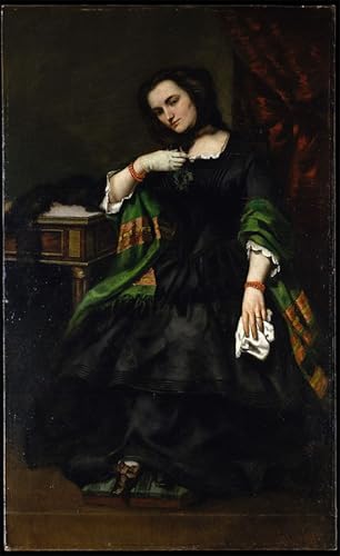Tableaux Graffiti Art Mural Gustave Courbet impression moderne affiche Madame Auguste Cuoq 60x90