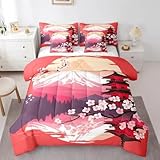 Funda Nordica Cama 135 Montaña de Nieve Supersuave Premium 3 Piezas Juego de Cama con Cremallera para Adulto,1 Funda de Edredón 200x220cm+2 Fundas de Almohada 50x80cm