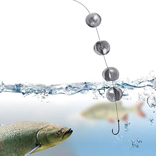 Skystuff Fishing Weights, Tungsten Drop Sinkers, Silver, Ideal for Dead-bait & Bottom Fishing - Image 4
