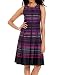 Anne Klein Women's Plaid A-Line Dress