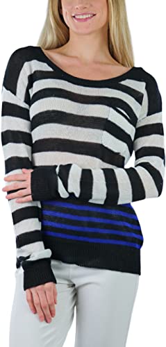 Image of ToBeInStyle Women's Classic Long Sleeve V-Neck Pullover Sweater
