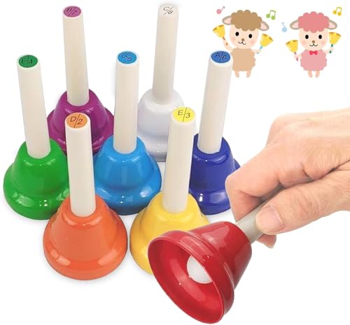 VICHE CATT ミュージックベル ハンドベル 8音セット 打楽器 演…