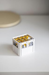 Caja para pilas de cerveza – Caja de pilas para SKADIS – AA, AAA, CR2032 en minicaja (rosa, AA)