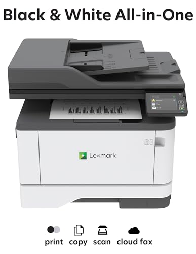 Image of Lexmark MX431adw Laser Monochrome MFP Printer with Touchscreen, Copier Scanner Printer, Automatic Two-Sided Scanning, Wireless, Analog fax (29S0500)