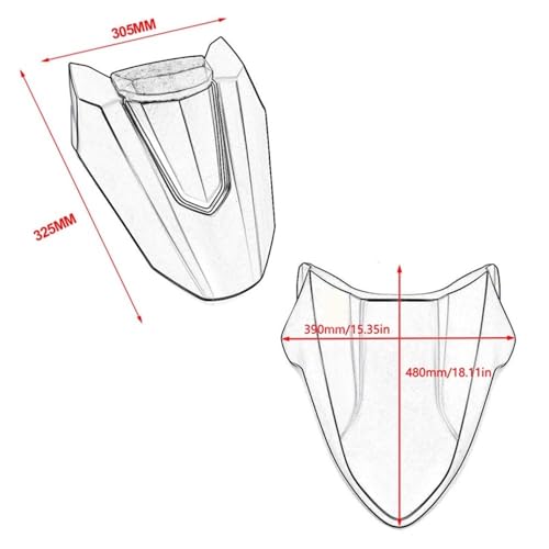 Carénage arrière premium pour finition carénage queue CBR650R