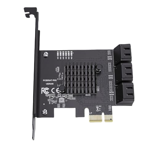 Tarjeta PCIe 1X a Serial ATA 3.0 para ampliar almacenamiento en servidores domésticos