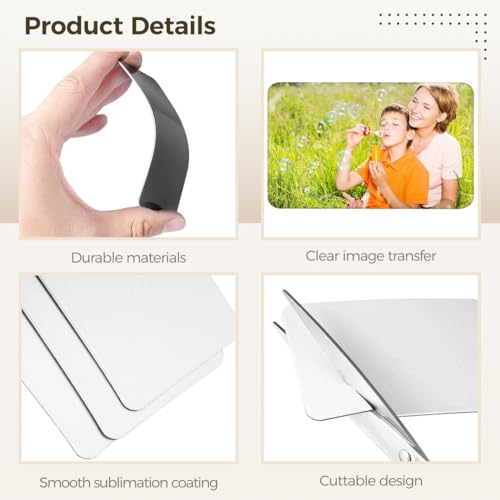 Calcomanías decorativas personalizadas para nevera imanes en blanco de hogar y microondas 5