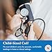 Child Pro Aneroid Sphygmomanometer – Size 9 Navy Blue Cuff, Manual Blood Pressure Monitor, Reusable, Dial Display, Includes Leatherette Carrying Case – 1 Count