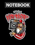  Retro Vintage Skateboard Street Wear Santa Cruz Hip Hop Large 8.5\'\'x11\'\' Letter Size / Pitman / Notebook for Gift Birthday