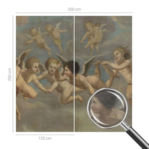 Impression haute qualité décor mural intissé figures angéliques 250cm - 5