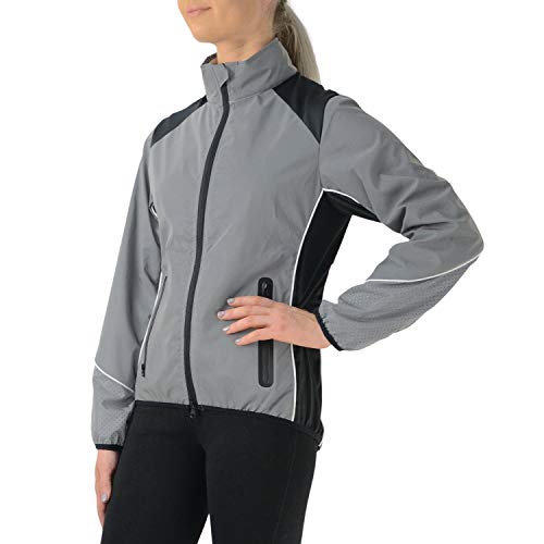 YH Hy Viz Silva Reflective Jacket Small Silver Cover