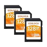 Ediloca – Ediloca EF2 UHS-I Speicherkarte 128GB 3er-Pack, Lesen 100MB/