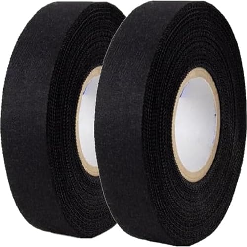 Hockey Grip Tape, 2pcs Hockey Tape Strong Adhesive Athletic Tapes,Strong Adhesive Athletic Tape for Hockey Sticks and Lacrosse, Black