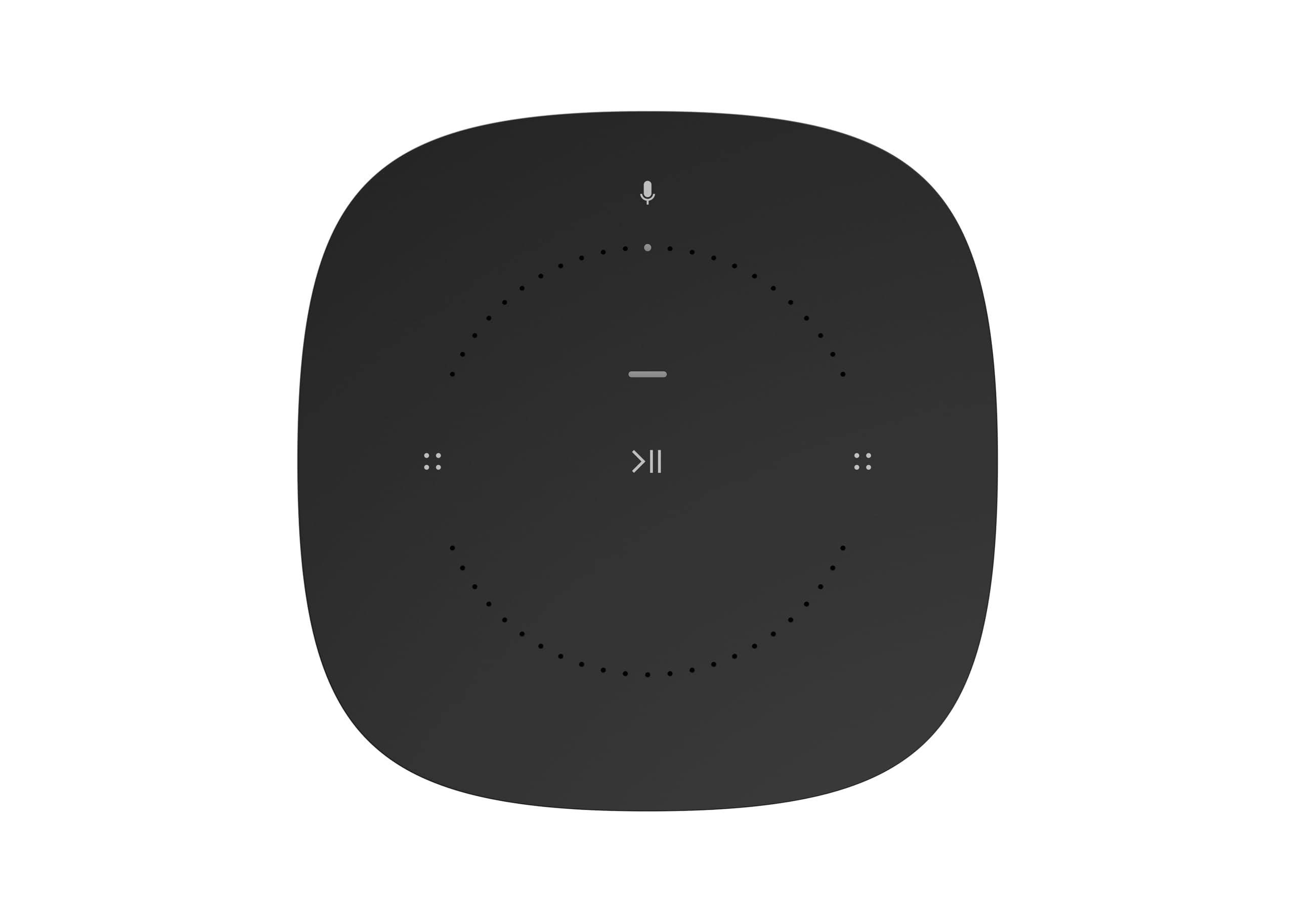 Sonos One - Enceinte sans Fil - Multiroom WiFi - Air Play 2 - Assistant Google et Amazon Alexa Intégrés - Son Clair - Interface Tactile - Noir