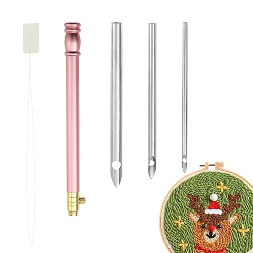 Conjunto de agulhas perfuradoras | 5 unidades/conjunto dedais marcadores de pontos de tricô agulhas