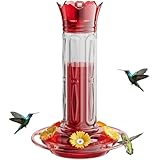 Birdream Hummingbird Feeders for Outdoors Hanging, Leakproof...