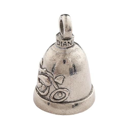 Image of Guardian Bell Good Luck Bell w /Keyring & Black Velvet Gift Bag | Motorcycle Bell | Lead-Free Pewter | Made in USA