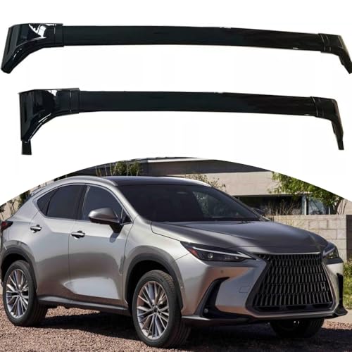 TINIANHHCT 2Pcs Glossy Black Crossbar Roof Rail Racks Fits for Lexus NX 250 350 350h 450h 2022-2025 Luggage Carrier Cross Bars Aluminum -  ZYHG-LKSS-003