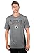 Ultra Game NBA Official Men’s Super Soft Supreme T-Shirt - Unisex, Los Angeles Clippers, Heather Charcoal, XX-Large
