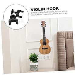 SUPVOX 2 Ensembles Crochet De Violon Cintre De Guitare Cintre Erhu Support De Support De Guitare Support De Manche De Guitare Alto Stand De Banjo Support De Ukulélé Le Fer Éponge D’eva - Les Beatles, Paul McCartney, John Lennon, RIngo Starr, George Harrison SUPVOX 2 Ensembles Crochet De Violon Cintre De Guitare Cintre Erhu Support De Support De Guitare Support De Manche De Guitare Alto Stand De Banjo Support De Ukulélé Le Fer Éponge D'eva – Image 2