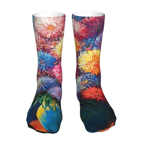 OIBNKCN Luminous rainbow ball Compression Socks-Fashionable and Comfortable, For Indoor & Outdoor Activities, Breathable & Durable