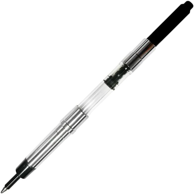 Engage One-Touch Inkball Kit - Broad Chrome Front Section + Converter - Bold Writing for Monteverde Rollerball Pens