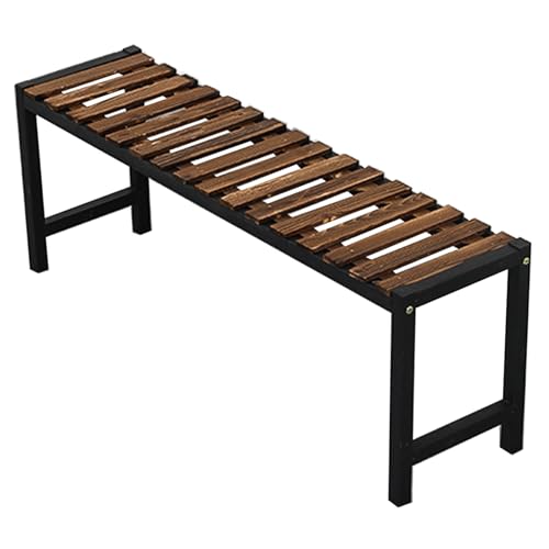 Jardinería Hermoso Y Práctico Puesto De Flores De Hierro Y Madera. Estante De Almacenamiento De Escaleras De Pie Soporte Para Maceta Estante De Exhibición De Plantas ( Color : negro , S : 80*25*35cm )