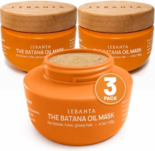 Lebanta Raw Batana Oil For Hair - 100% Pure Organic 4oz Scalp & Hair Mask