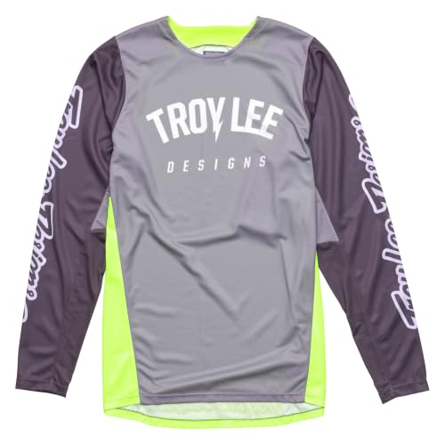 Troy Lee Designs Maillot GP Pro Boltz Argent/Vert XL