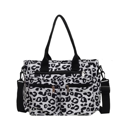Bolso Tote estampado de leopardo para mujer miniatura 1