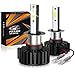 Pulilang Ampoule H1 Led Phares pour Voiture, 12000LM 60W 6500K- Rechange pour Lampes Halogènes et Kit Xenon, 2 Ampoules