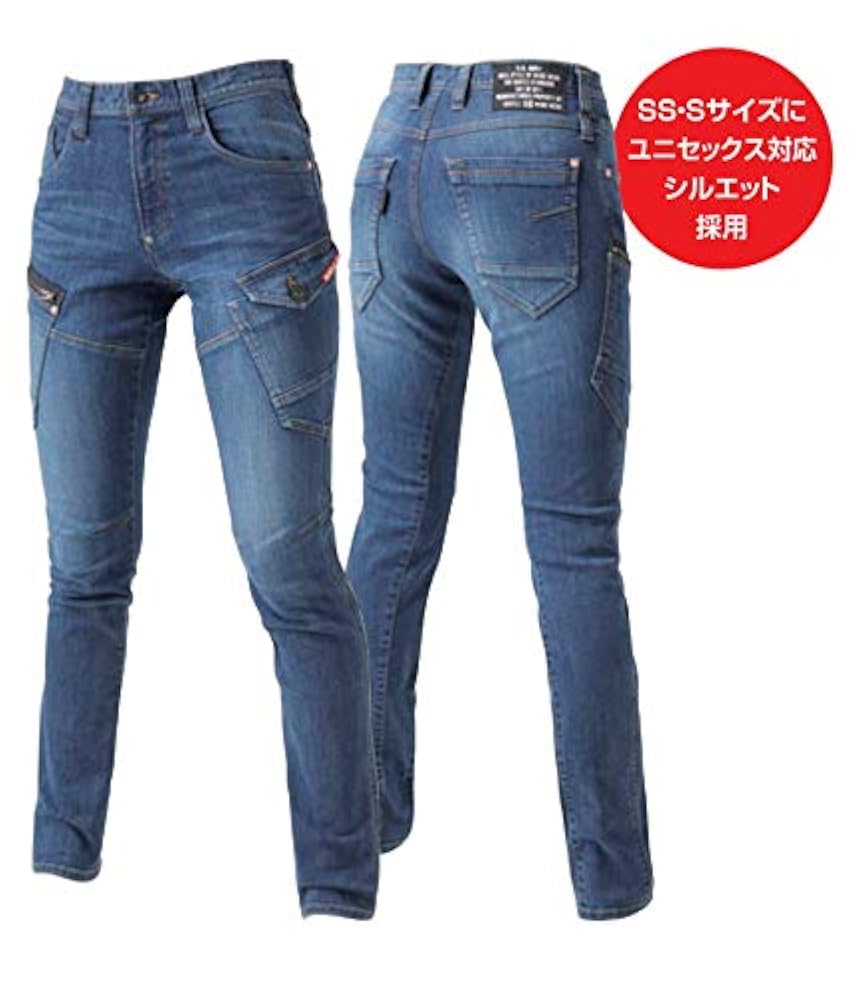 バートル デニムカーゴパンツ LL インディゴ ×2 Amazon.co.jp: BURTLE バートル 秋冬用カーゴパンツ インディゴ