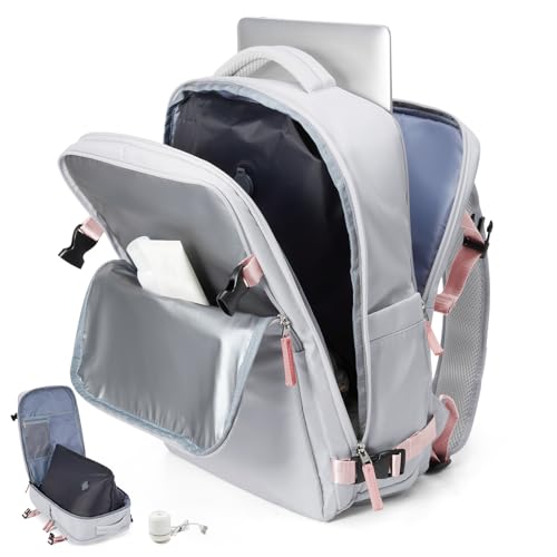 Vacuum Travel Backpack with Pump for Women Men, Carry on Air Backpack for Flight Approved, Personal Item Luggage Backpacks Bulto de Viaje Tiktok Backpacks