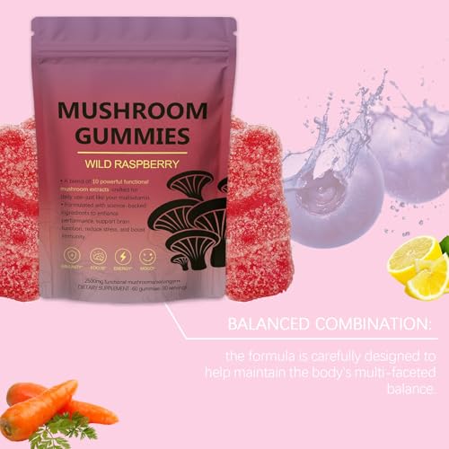 Gummies stimulant la concentration pour lutter contre la fatigue mentale