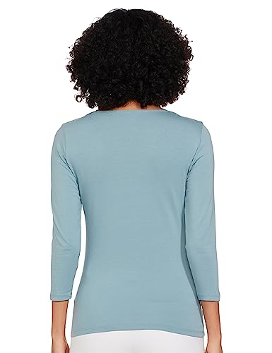 Image of Marks & Spencer Womens Classic T-Shirt (T41 8976K Aqua Marine 18)