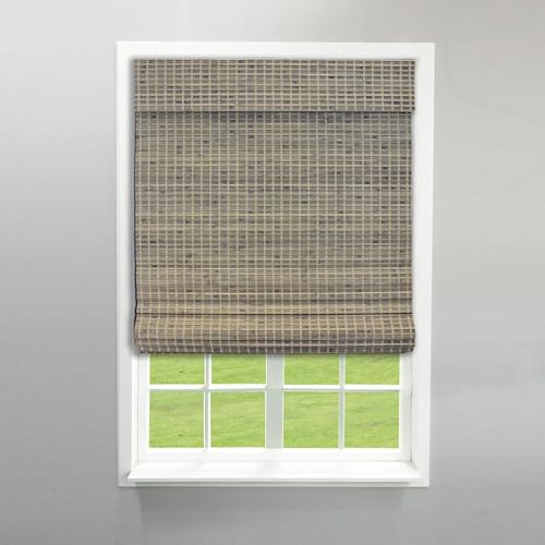 Radiance Cordless Bamboo Roman Shades for Windows...