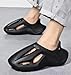 Foam Runner Sneakers Cloud Slides Pillow Sandals for Kids Walking Shoes Running Shoes Boys Girls Fashion Slippers Summer Beach Sandals Outdoor Indoor Big Kids Little Kids (Black-3-3.5 big kid)