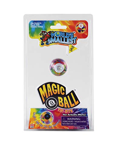 World's Smallest Magic 8 Ball Tie Dye, Multi, Model:5140