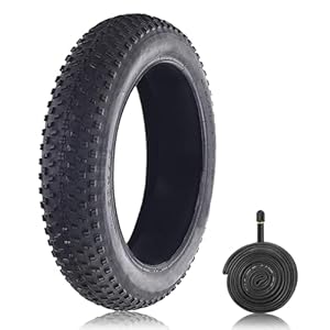 HMLOPX 20/24/26x3.0/4.0 Zoll E-Bike Fettreifen mit Schlauch, Robuster Pannensicherer Reifen für Mountainbike Schnee- und Strandfahrräder(20 * 3.0 in)
