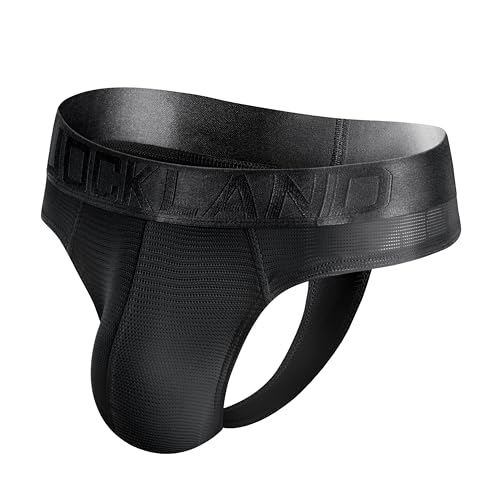 Jockland Men'S Thong Underwear, Breathable Cotton Low Rise Bulge Enhancing Underwear Brief Ultra Soft Underpants For Men Black thumb #1