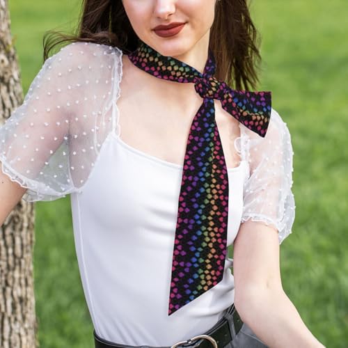 Retro 80s 90s Women's Fashion Hair Scarf Neck Scarves Headband Fashion Accessory for Work Daily Outfits4