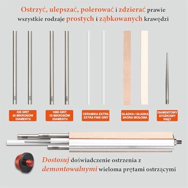 SHARPAL 210N TRANSFOROD 11-в-1 Регулируемая угловая точилка с монокристаллическим алмазом и керамическими стержнями коническим стержнем и кожаными ремнями портативный инструмент для заточки