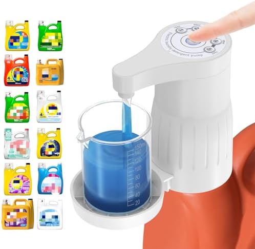 Electric Laundry Detergent Pump - Reusable Laundry Detergent Disp...